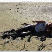 bootedbabes: New download : Leggings and otk boots in thick mud
