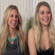 Anglefan.com: Super messy slime-first scene with two cute blondes!