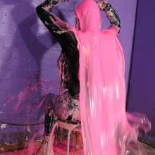 DungeonMasterOne: Maude fills and gunges genuine American Apparel disco pants
