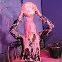 DungeonMasterOne: Maude fills and gunges genuine American Apparel disco pants