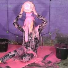 DungeonMasterOne: Maude fills and gunges genuine American Apparel disco pants