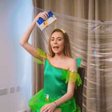 Jamie: Tinkerbell Sploshing in Custard