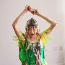 Jamie: Tinkerbell Sploshing in Custard