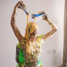 Jamie: Tinkerbell Sploshing in Custard