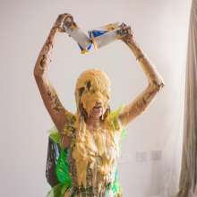 Jamie: Tinkerbell Sploshing in Custard
