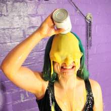 DungeonMasterOne: Turquoise-haired Daisy fills her hotpants with honey and cream