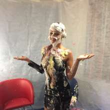 Dominic: Harley gets very messy!