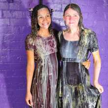DungeonMasterOne: Chastity and Friday give each other the sweet treatment in beautiful gowns