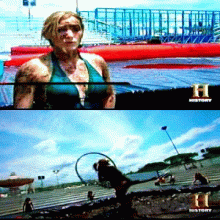 smess: Old Modern Marvels mudwrestling