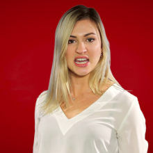 PieZone: Snobby Tracy Gets Her Just Desserts!  (Pie Sitting + Pantyhose Stuffing!)