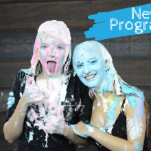 walking the plank: Pie Face Girls / The Slime Punishiment / Program 3 ''Game Show''