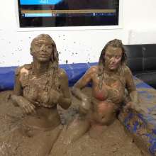 MostWam: Lucy and Sky Bikini Mud Wrestle