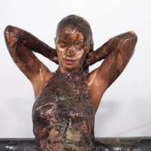 MostWam: Saucey Sexy Mel Gets Sweet and Sticky (Topless)