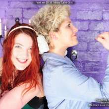 DungeonMasterOne: Scarlet and Morgana destroy each other dressed as land girls!