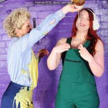 DungeonMasterOne: Scarlet and Morgana destroy each other dressed as land girls!