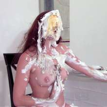 Messygirl: She Can't Resist The Pie Temptation