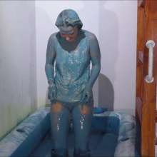 CandyCustard: Aston knee high leather boots and deep gunge orgasm