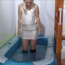 CandyCustard: Aston knee high leather boots and deep gunge orgasm