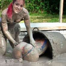 FOXY: lesbians in mud--videos downloadables
