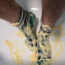 jamcustard22: Custard socks