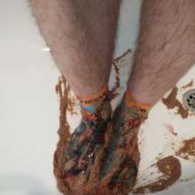 jamcustard22: Messy socks