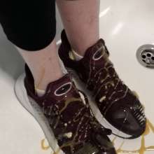 jamcustard22: Gf messy trainers