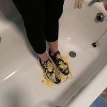 jamcustard22: Gf messy trainers