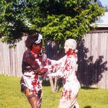 MadelineOasis: The Maid and the Rich Girl Throw Tons of Colorful Cake Batter!