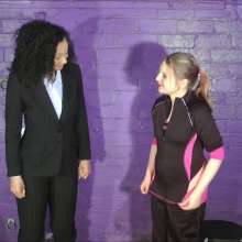 DungeonMasterOne: Friday and Felicity creamed: Office Suit vs Tracksuit: Who drips first?