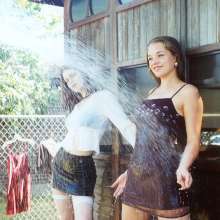 MadelineOasis: Two Best Friends, Wet Clingy Clothes, and Long Slow Closeups