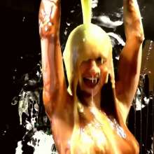 RevSlymsford: Annabelle Topless and Covered in Sweet Mess