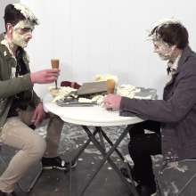 WamtasticUK: Customers Pick on Waiter and Get Served Lots of Mess
