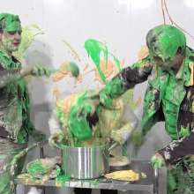 WamtasticUK: Customers Pick on Waiter and Get Served Lots of Mess