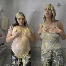 TheGungeZone: Lauren and Alicia's Messy Custard Fun