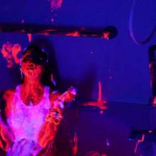messyhot: Leda Uses Slime Foam and a Red Bull Can to Make a Mess