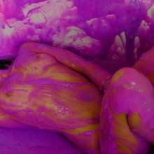 messyhot: Leda Uses Slime Foam and a Red Bull Can to Make a Mess