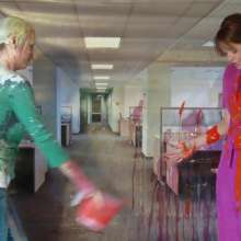 RevSlymsford: Ruby + Messy Jessie Office WAM Fight... Both Trashed