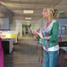 RevSlymsford: Ruby + Messy Jessie Office WAM Fight... Both Trashed