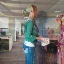 RevSlymsford: Ruby + Messy Jessie Office WAM Fight... Both Trashed