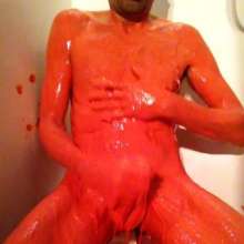 Dawamman: Naked Male Masturbates with Red Clay