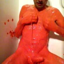 Dawamman: Naked Male Masturbates with Red Clay
