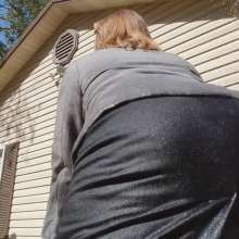 MadelineOasis: A Sharp Business Suit in Outdoor Shower