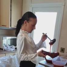 Cinqgirlracer: Satin Workwear Covered in Tonights Dinner