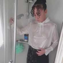 Cinqgirlracer: Satin Work Wear Shower