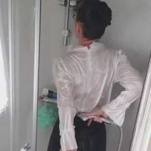 Cinqgirlracer: Satin Work Wear Shower