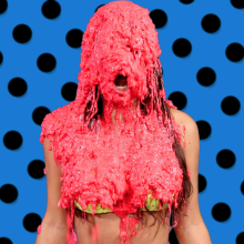 PieZone: Raver Girl Nigora Gets the Bubblegum Slop and Lime Green Goo (Pies, Too!)