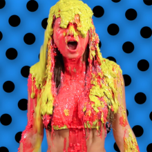 PieZone: Raver Girl Nigora Gets the Bubblegum Slop and Lime Green Goo (Pies, Too!)