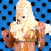 PieZone: Raver Girl Nigora Gets the Bubblegum Slop and Lime Green Goo (Pies, Too!)