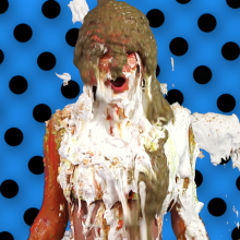 PieZone: Raver Girl Nigora Gets the Bubblegum Slop and Lime Green Goo (Pies, Too!)