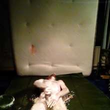 Dawamman: Solo Male Covered in Custard Just Stroking